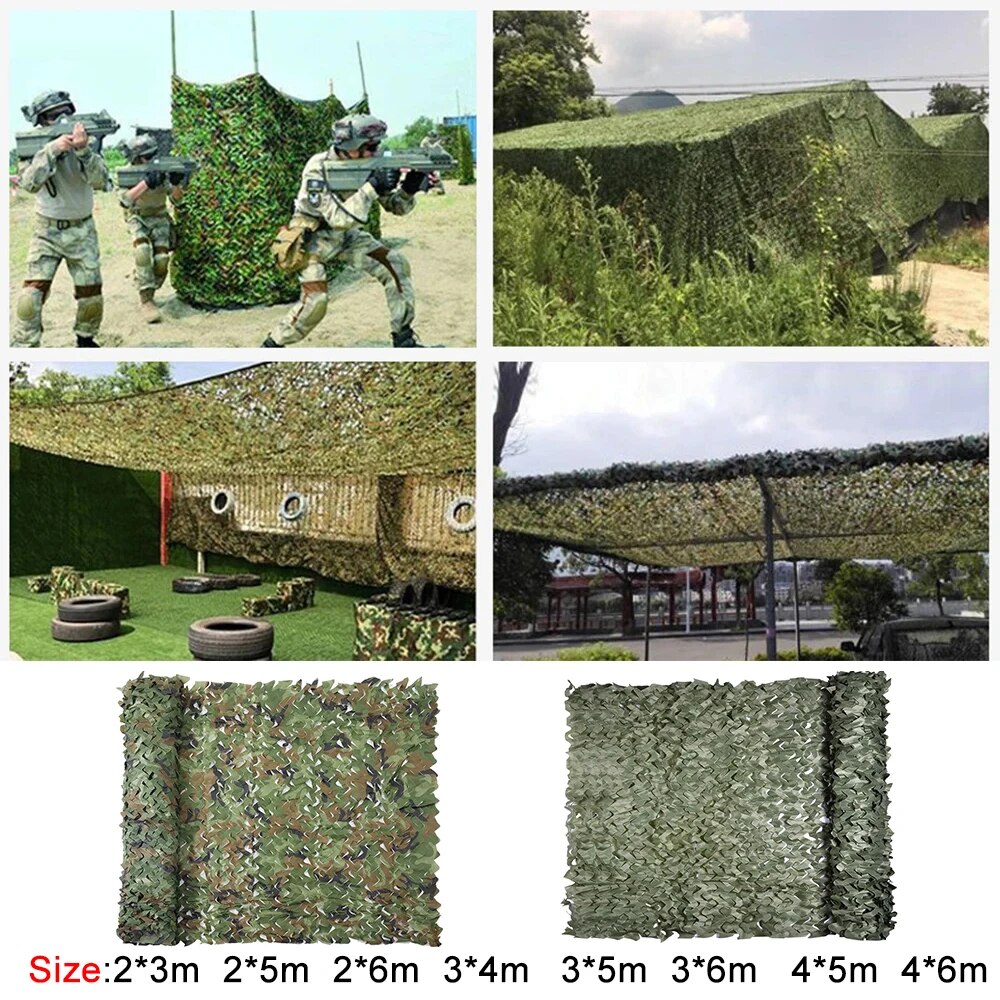 Outdoor Hunting Tent - Камуфляжная сетка, солнцезащитная сетка для кемпинга,