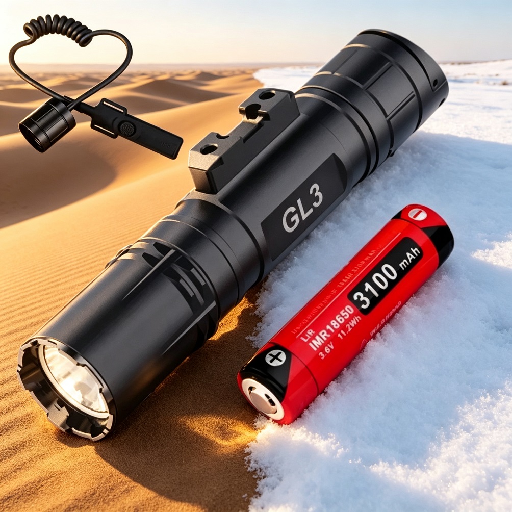 Hunting Outdoors - Тактический фонарь Klarus GL3, 2100 люмен,