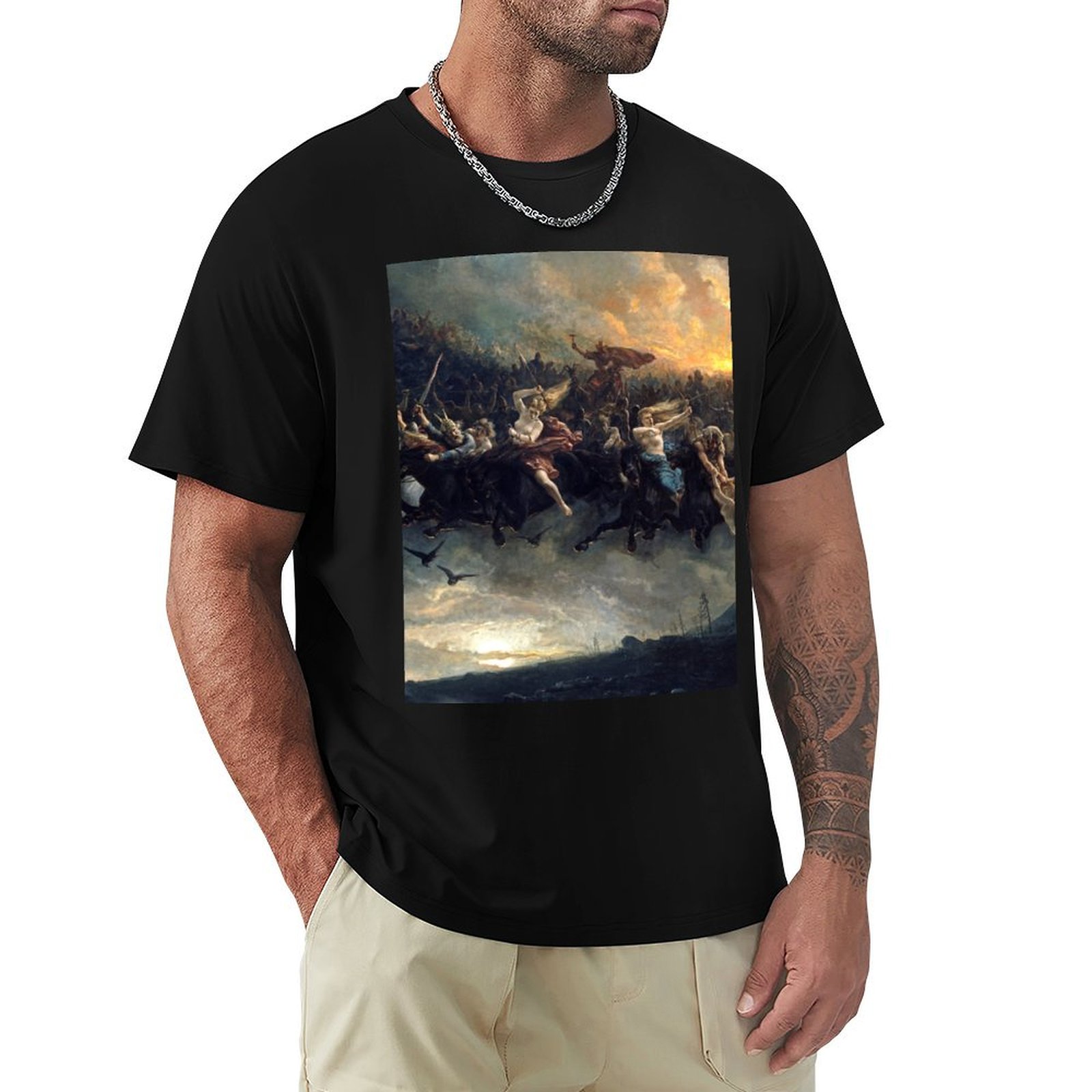 Wildman Hunting & Outdoor Robertson Photos - Дикое плавание Одина (1872), мифологическая картина