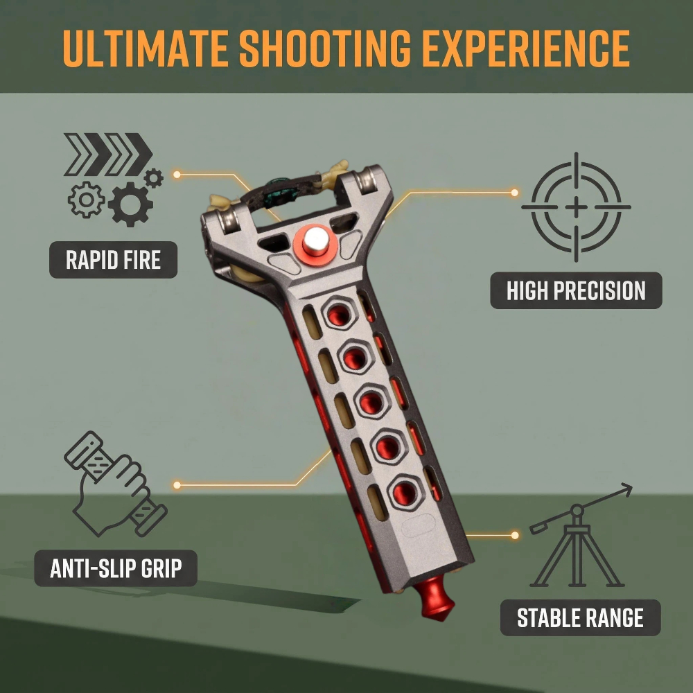 Автоматическая рогатка с магаз – обзор и цена Outdoor Hunting Launcher